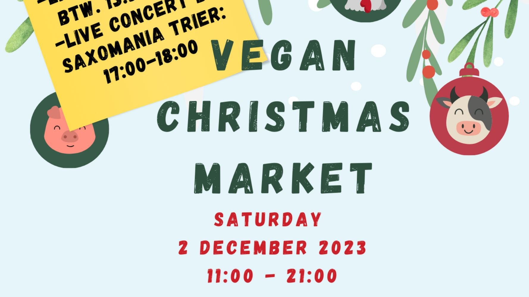 Vegan Xmas Market 2023