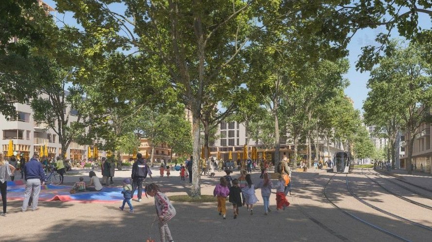 La mobilité durable au cœur du quartier Kuebebierg