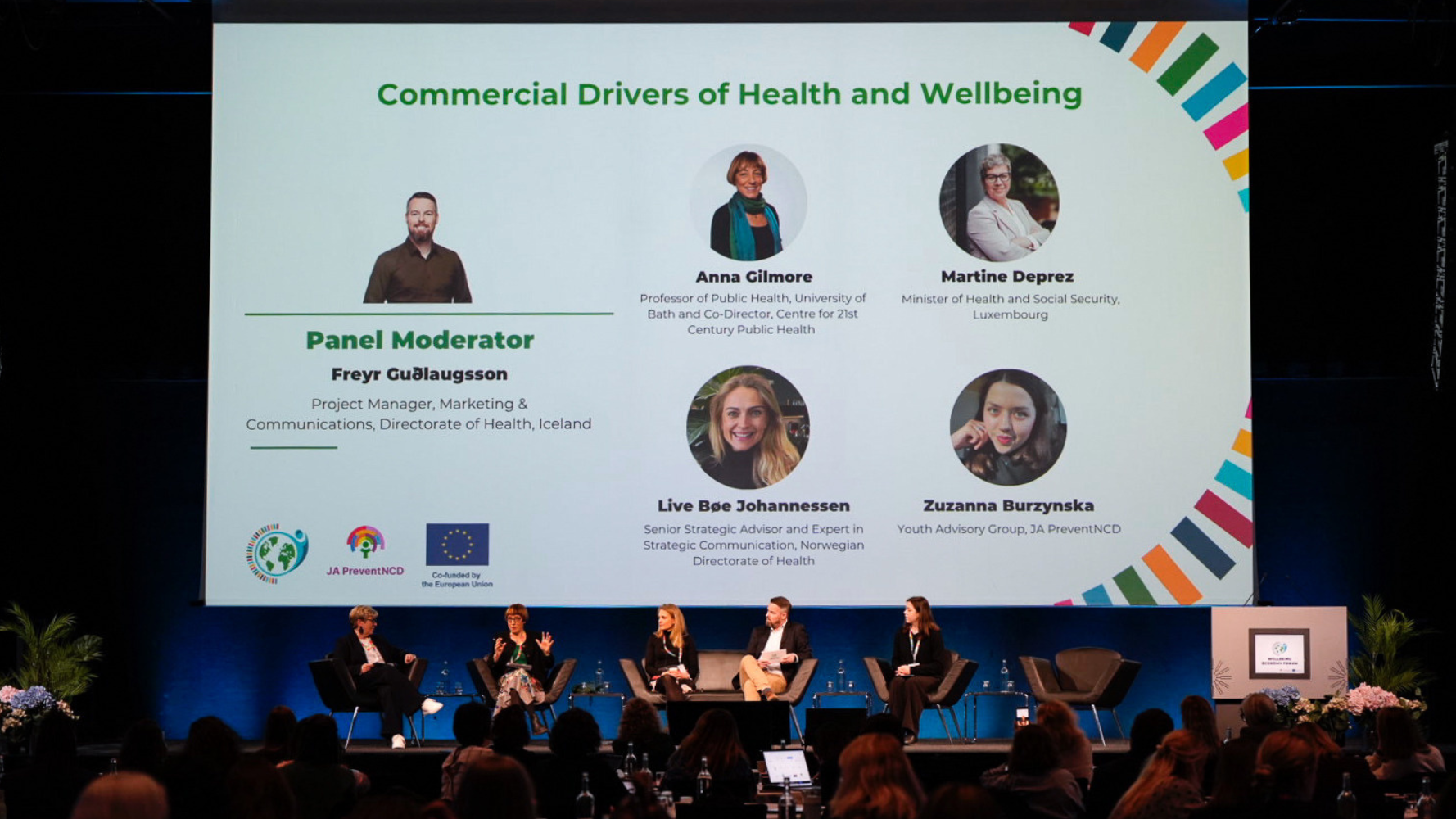 Martine Deprez à Reykjavík pour le Wellbeing Economy Forum