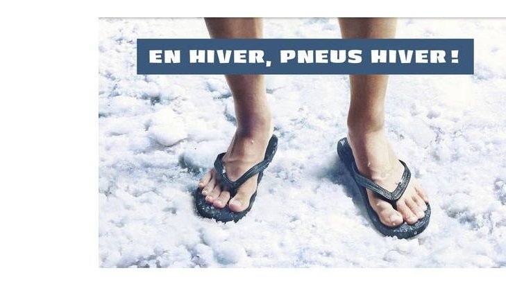 En hiver, pneus hiver !