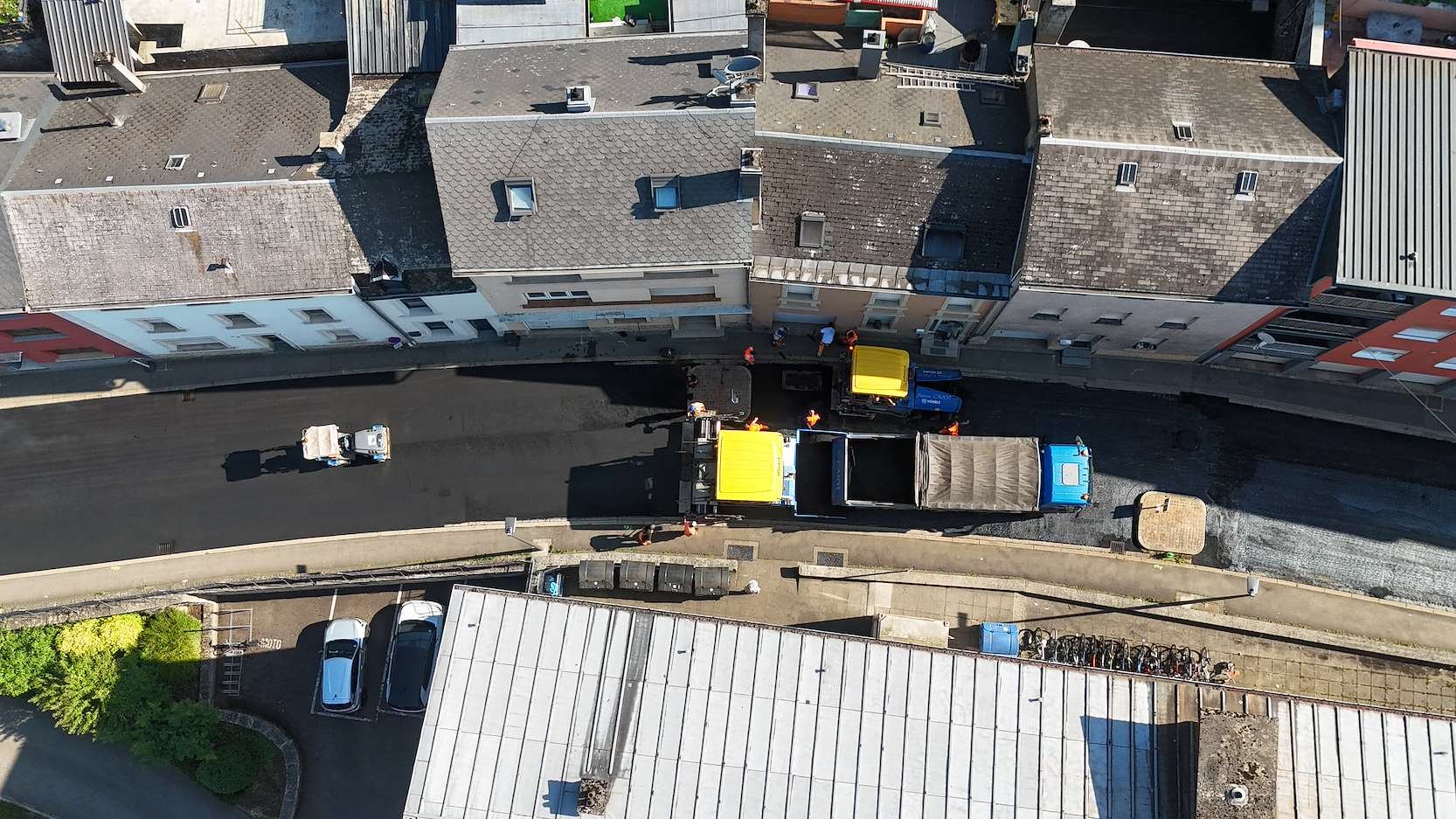 Un nouveau projet pilote asphalte-biochar à Differdange