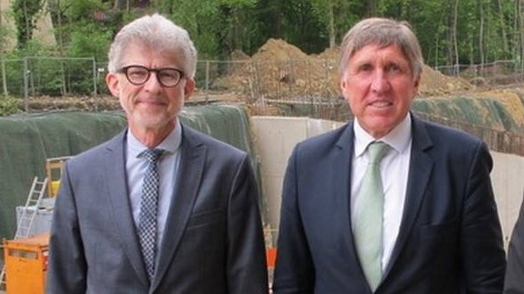 Le chantier de l'arrêt ferroviaire Pfaffenthal-Kirchberg avance à grands pas