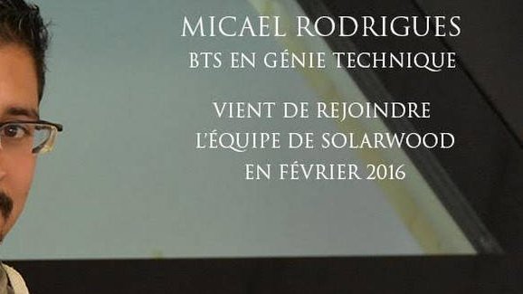 Un nouveau collaborateur de qualité chez Solarwood