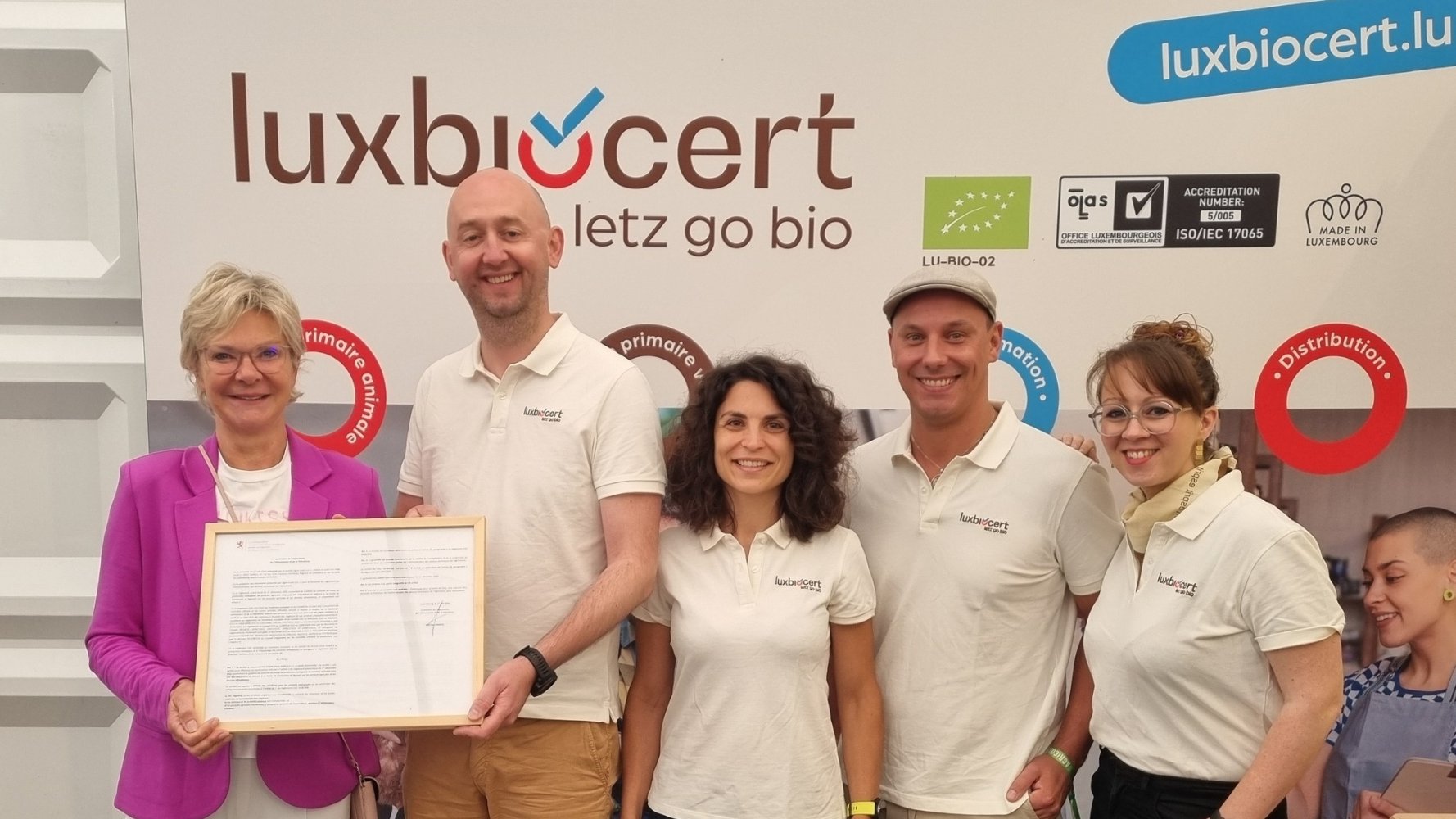 Signa : première société luxembourgeoise à pouvoir certifier les produits bio