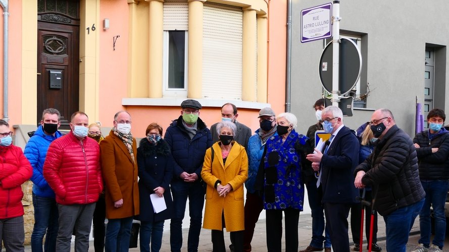 Des noms de rue thématiques temporaires à Schifflange