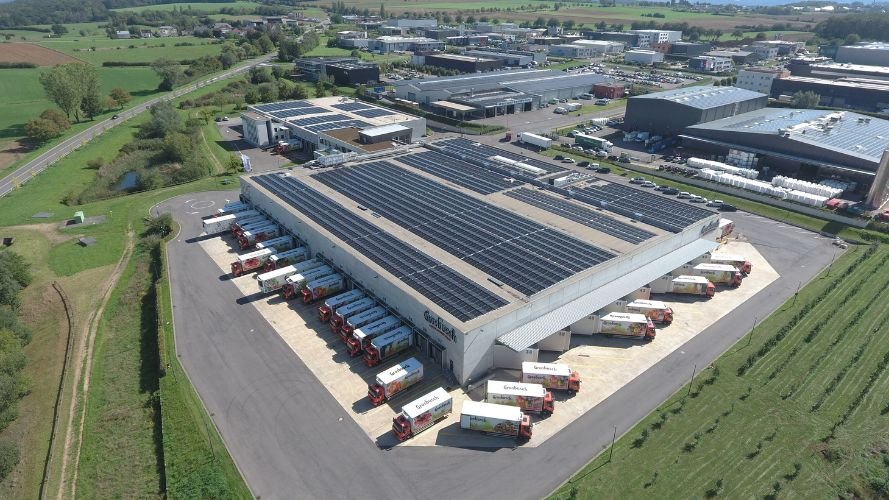 5.800 panneaux photovoltaïques en toiture de Grosbusch