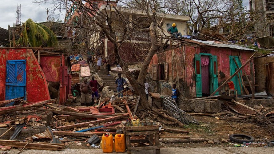 Réponse humanitaire aux destructions causées par l'ouragan Matthew et déploiement du projet « emergency.lu » à Les Cayes, Haïti