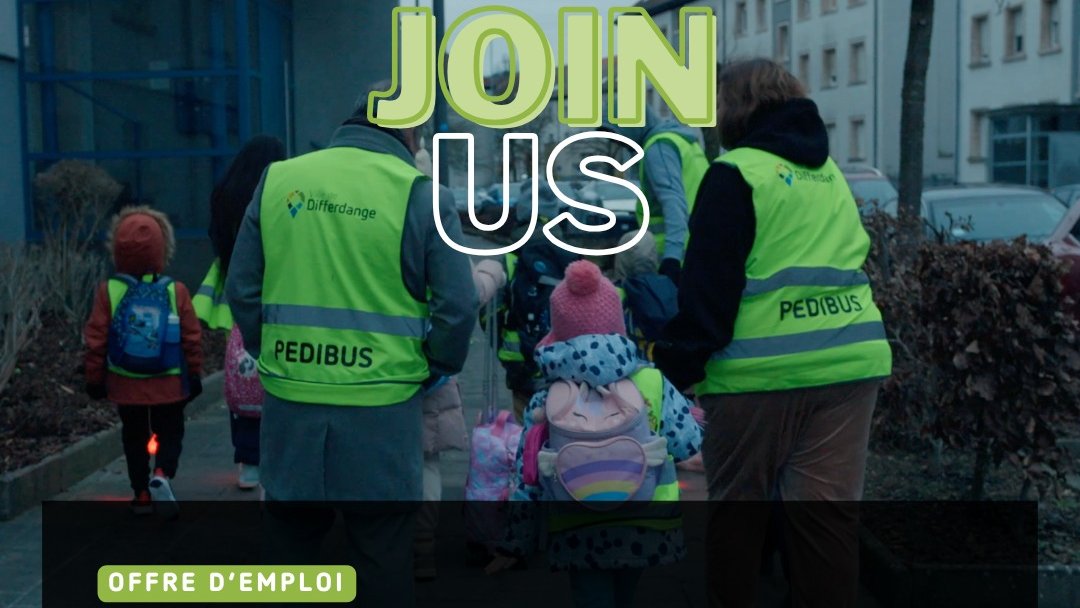 Accompagnateurs d'enfants – Projet “Pedi(sport)bus” (m/f/d) / Differdange