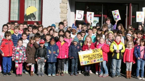 Les écoles fondamentales de Gilsdorf et de Bettendorf aux côtés de SOS Villages d'Enfants Monde