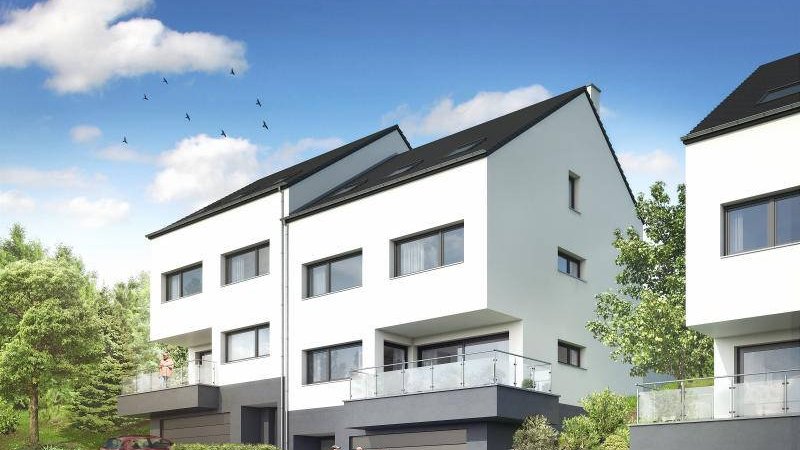 A vendre à Lorentzweiler – maison passive jumelée unifamiliale