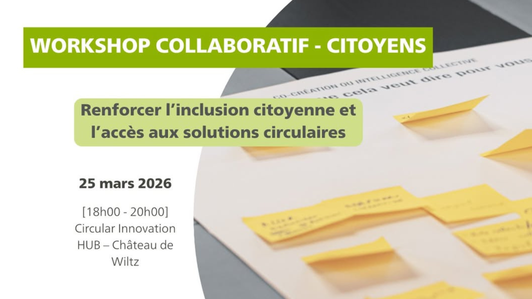 Atelier citoyen à Wiltz