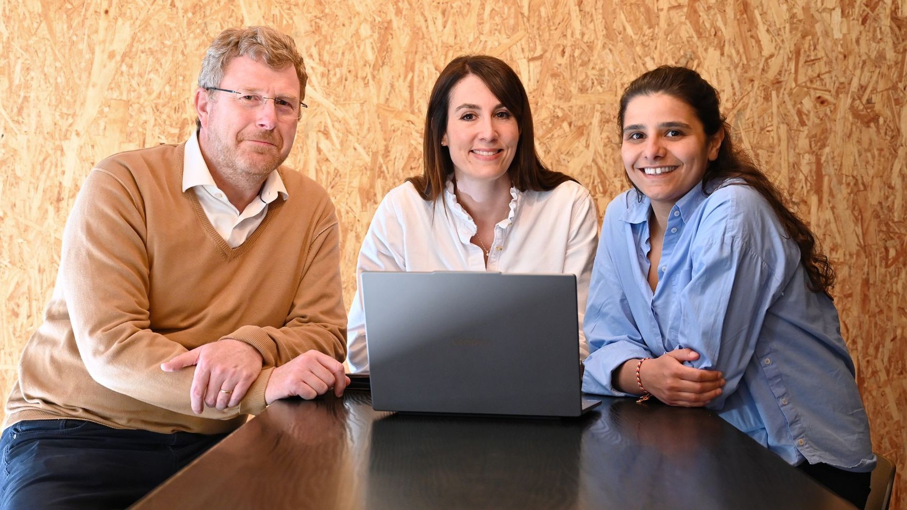 Vincent Heintz, Elodie Sowa et Sonia Matheis