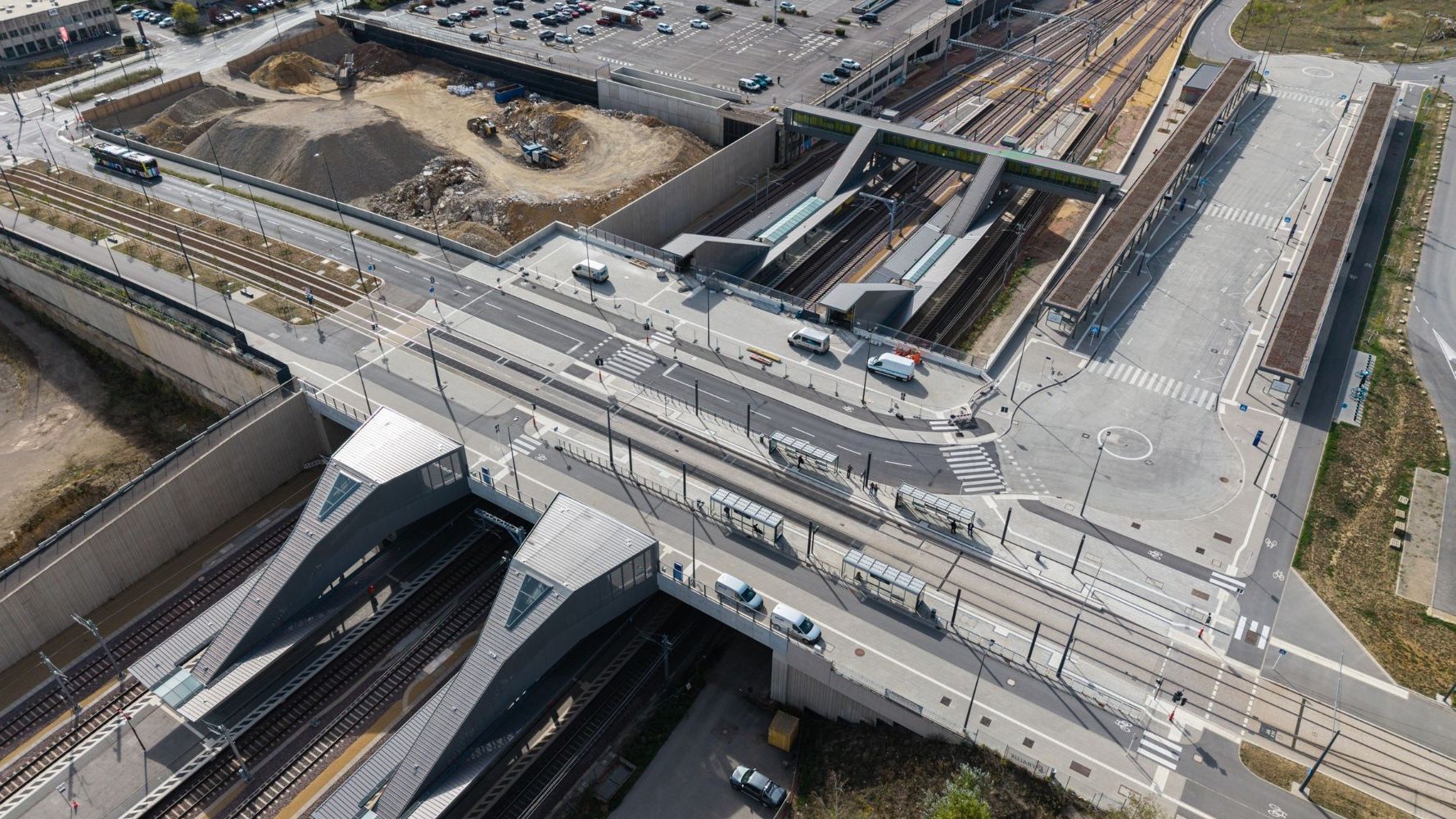 Le pôle de mobilité de Howald inauguré après neuf ans de travaux