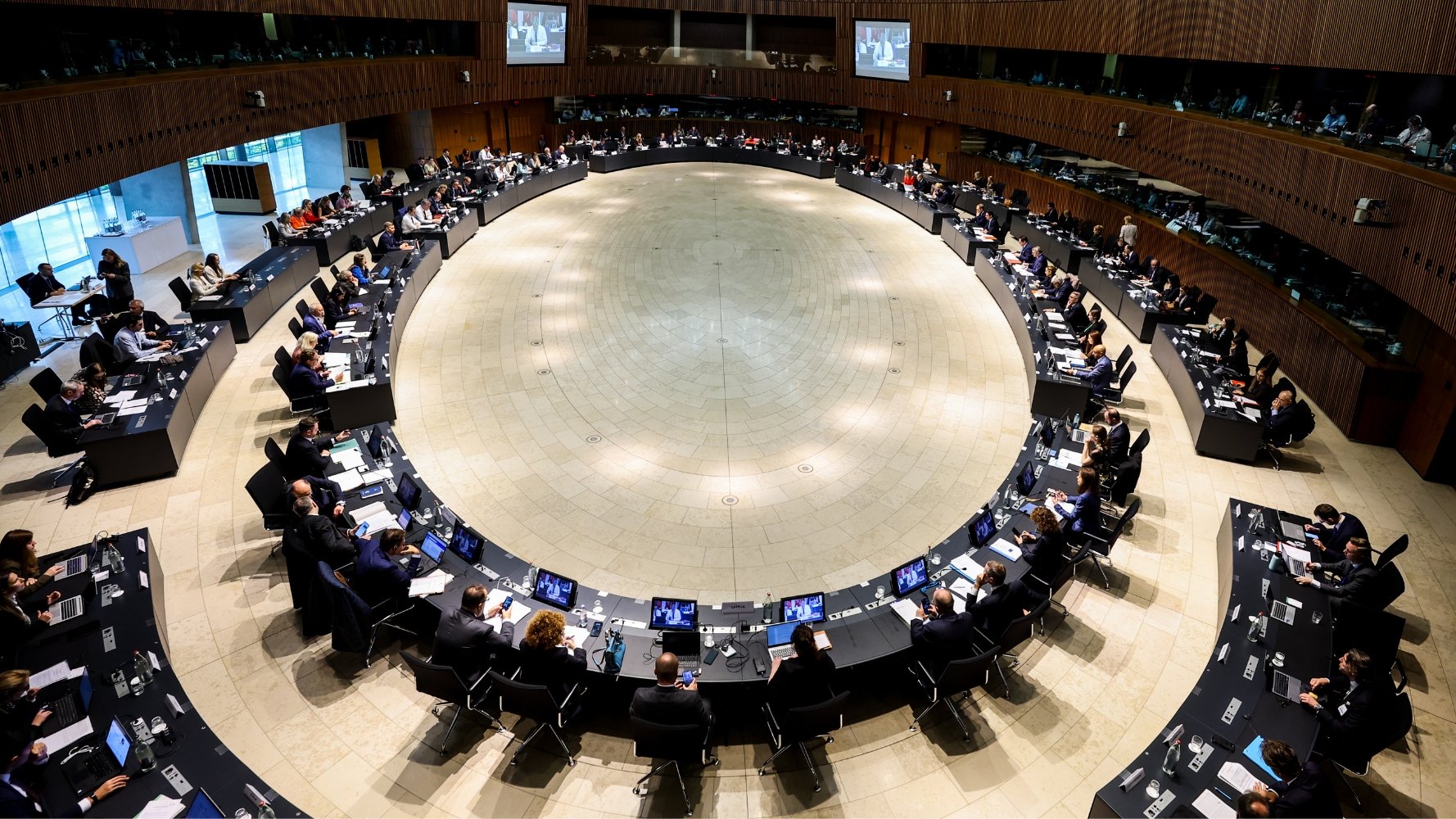 Serge Wilmes au Conseil « Environnement » de l'Union européenne à Luxembourg