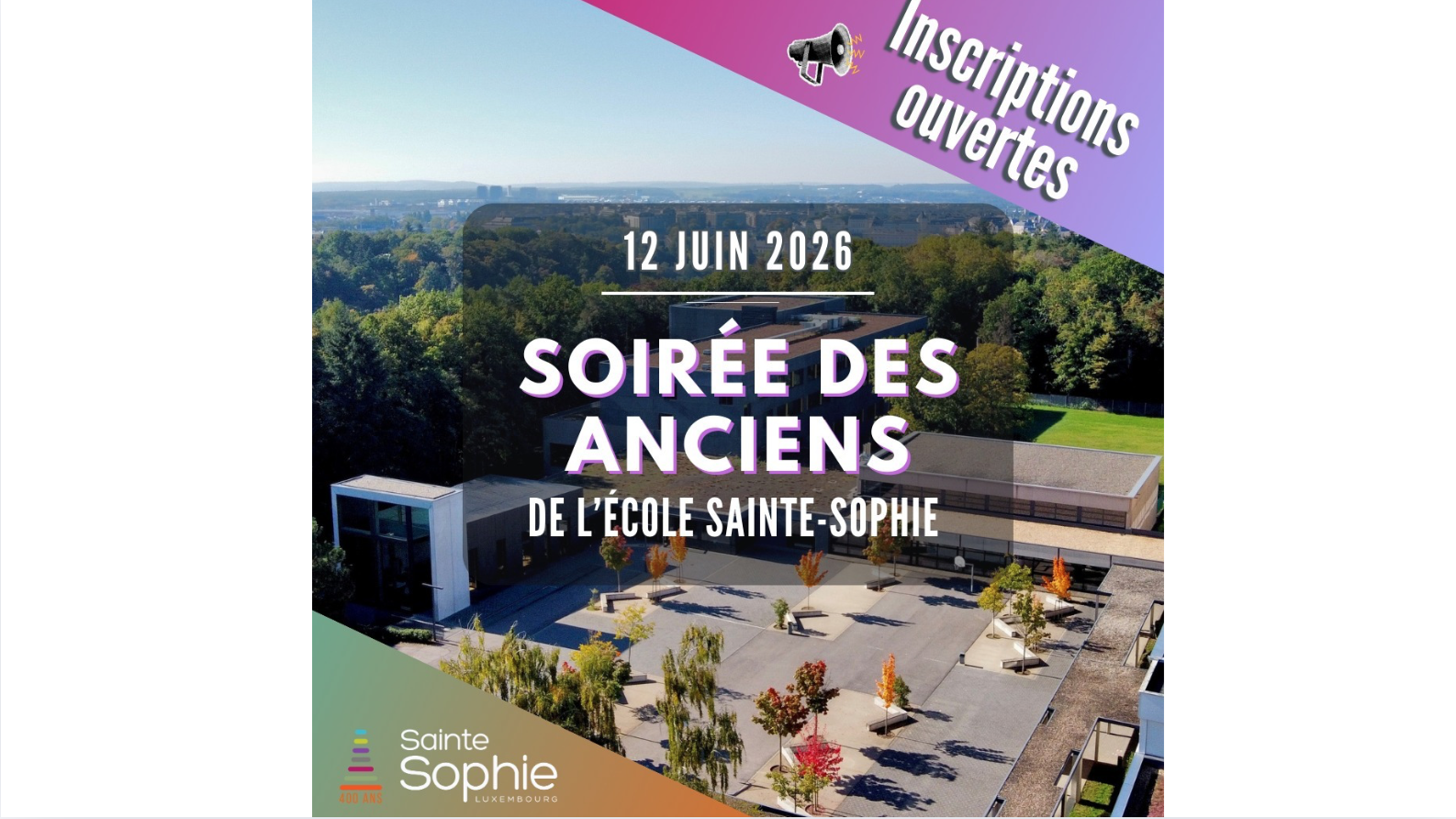 Soirée des anciens - École Sainte Sophie