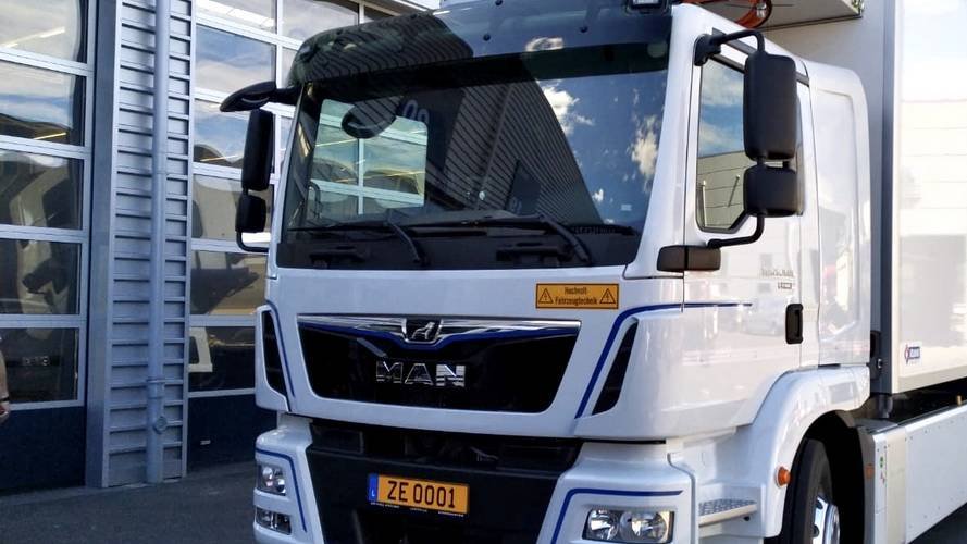 Un camion électrique pour le grossiste bio