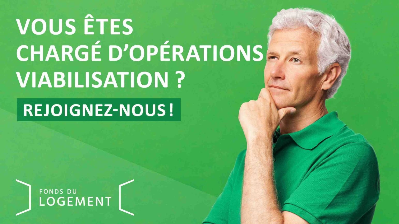 Chargé d'opérations viabilisation (m/f) Fonds du Logement