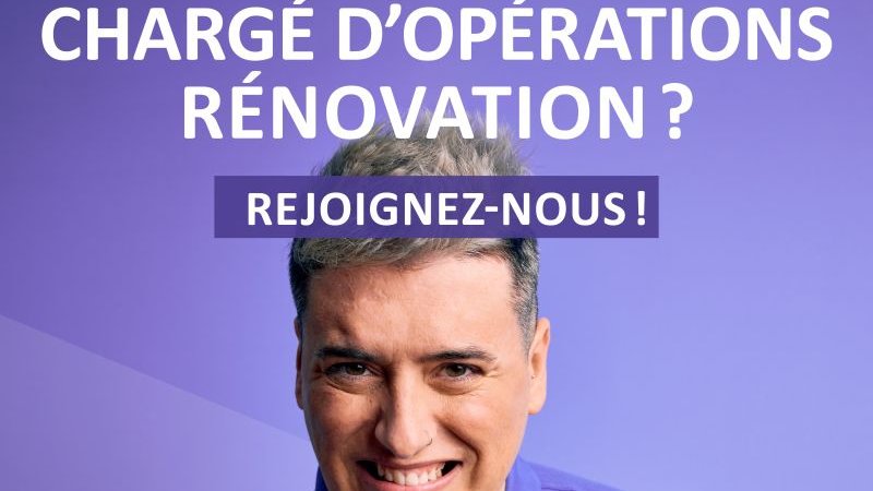 Chargé d'opérations - Rénovation (m/f) / Fonds du Logement