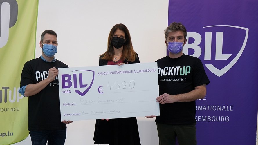 « B-Responsible ! » : BIL soutient Pickitup Luxembourg