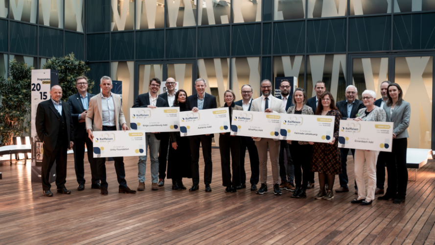 Banque Raiffeisen apporte son soutien financier à plusieurs associations