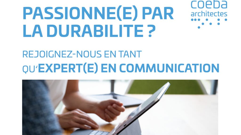 Expert en communication (h/f/d) – Contribuer à l'architecture durable : coeba