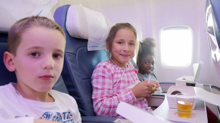 Un ciel sans nuages pour 149 enfants le temps d'une escapade en avion