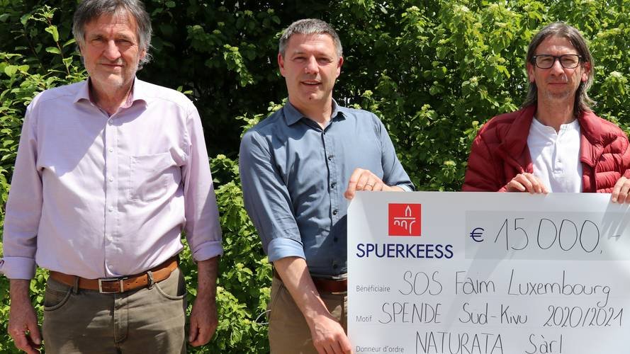 Eine neue Spende von 15 000 € für SOS Faim