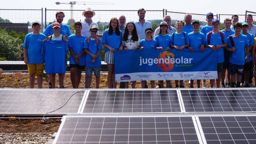 Projet Youth Solar (Jugendsolar) à Mamer
