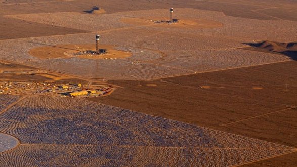 Le soleil californien comme source d'électricité