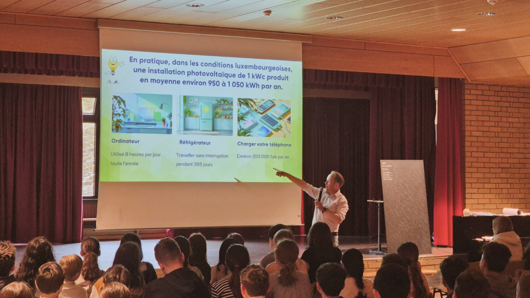 Les élèves de l'École Sainte-Sophie sensibilisés aux énergies vertes