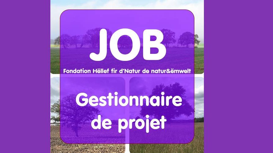 natur&ëmwelt a.s.b.l. recrute !