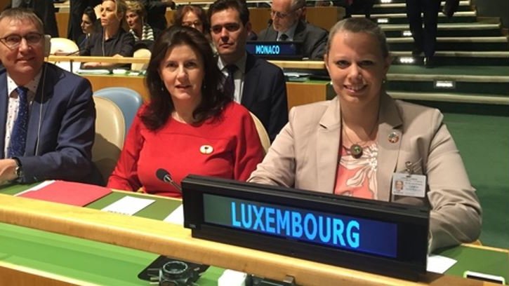 Carole Dieschbourg à New York pour la signature officielle de l'accord de Paris sur le climat