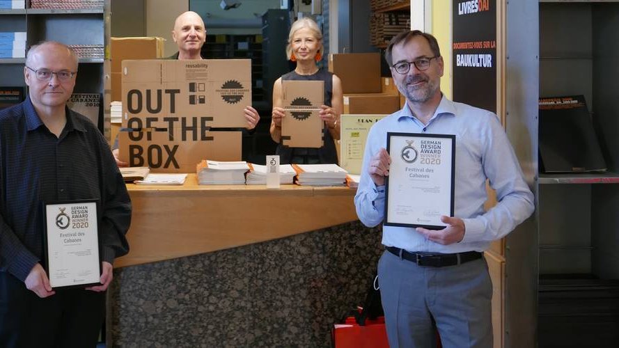 German-Design-Award 2020 für Festival des Cabanes / Out of the box
