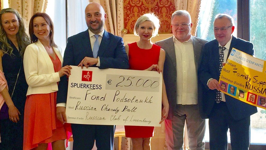 Bal russe 2017 : 25.000 € transmis à SOS Villages d'Enfants Monde