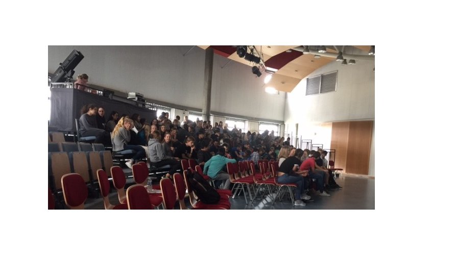 L'équipe PADEM sensibilise 120 élèves de l'International School of Luxembourg