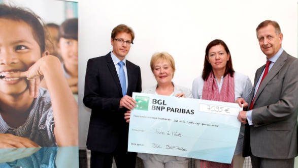 Les collaborateurs du Groupe BNP Paribas au Luxembourg ont couru pour la bonne cause