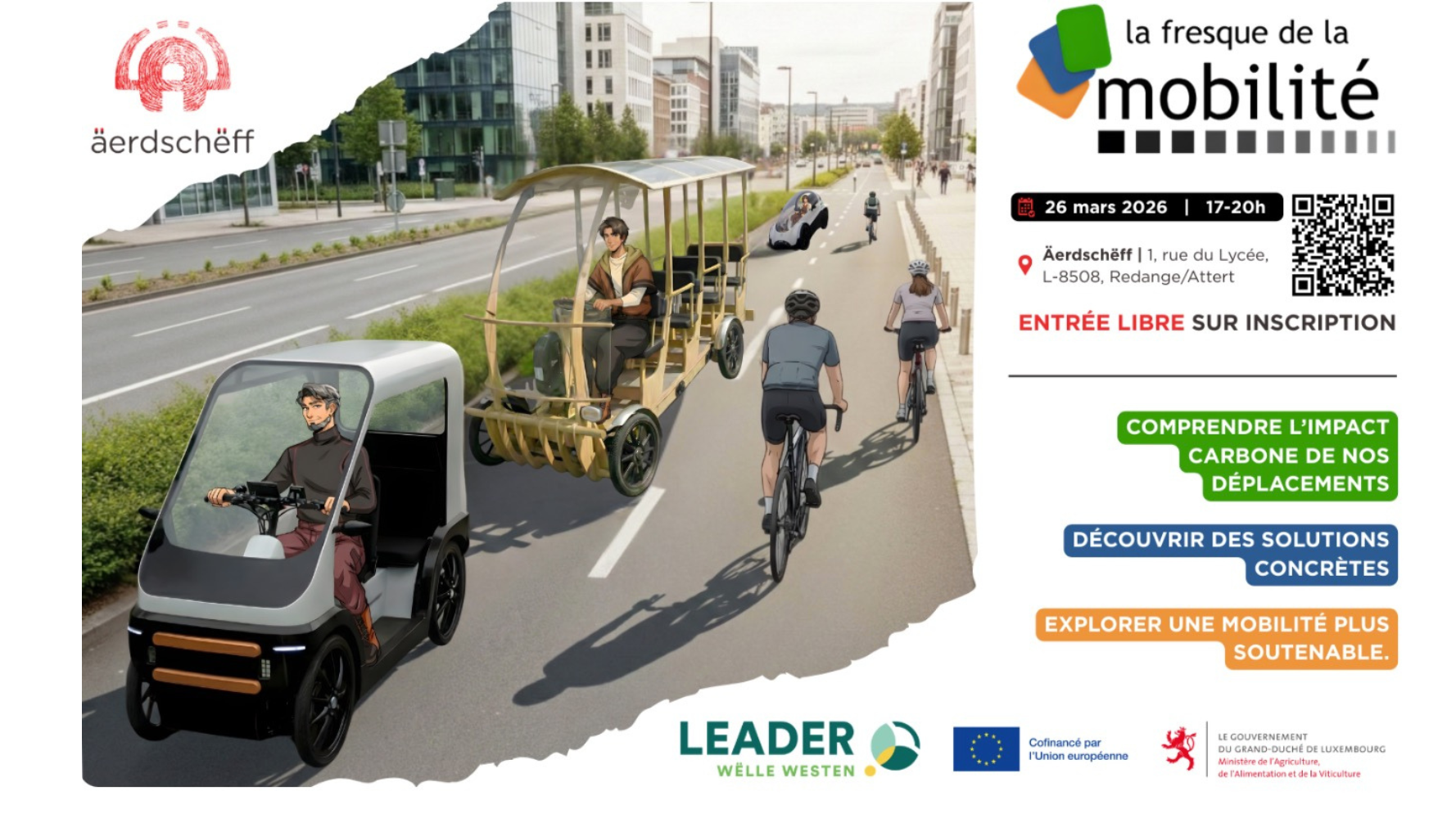 Fresque de la mobilité - Redange