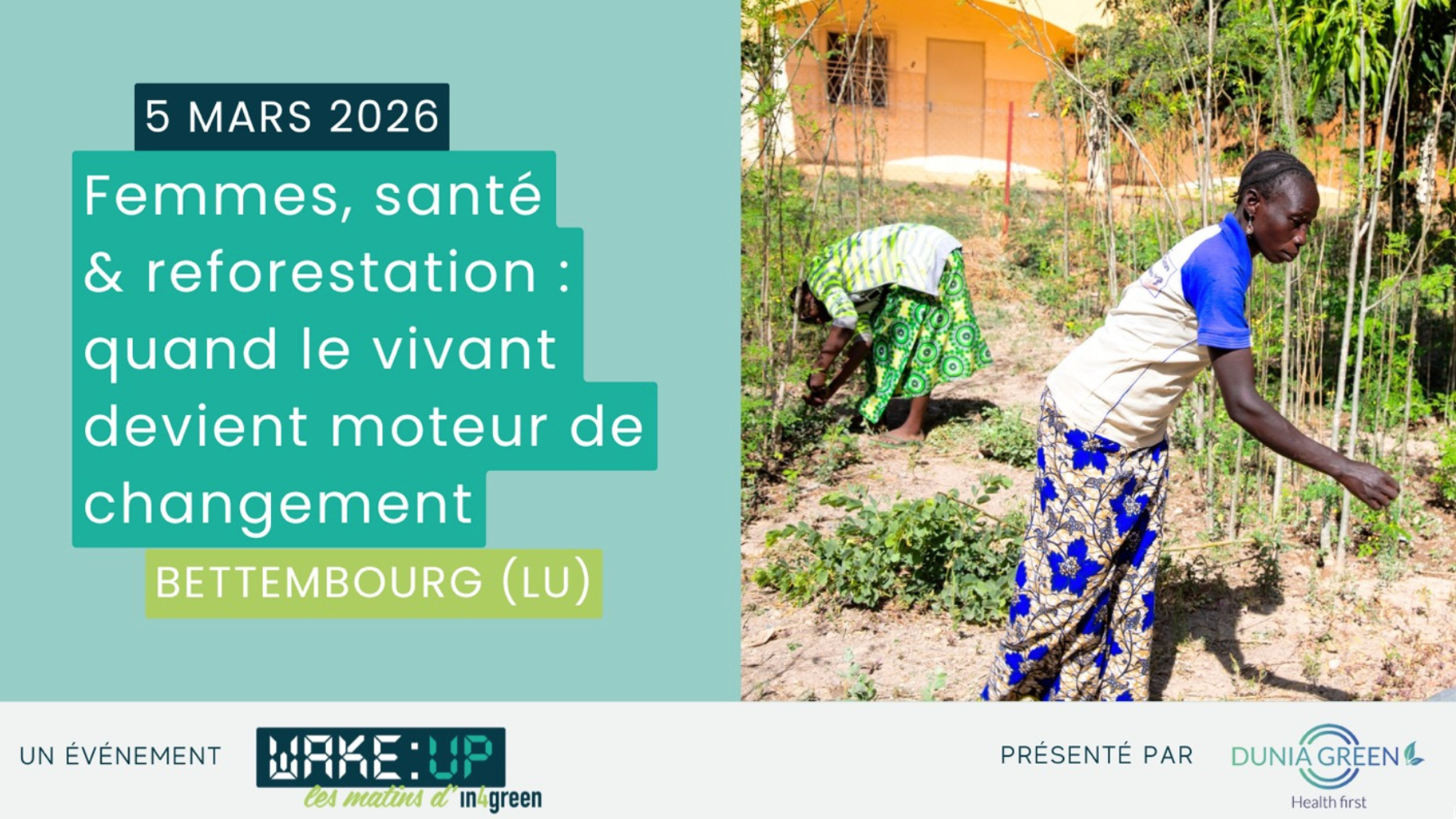 Femmes, santé & reforestation : quand le vivant devient moteur de changement