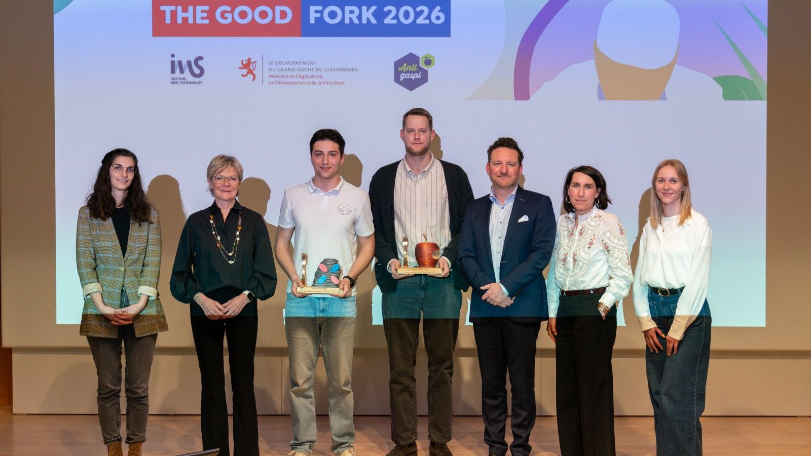 L'atelier Caddy de la Stëmm vun der Strooss, lauréat du prix The Good Fork