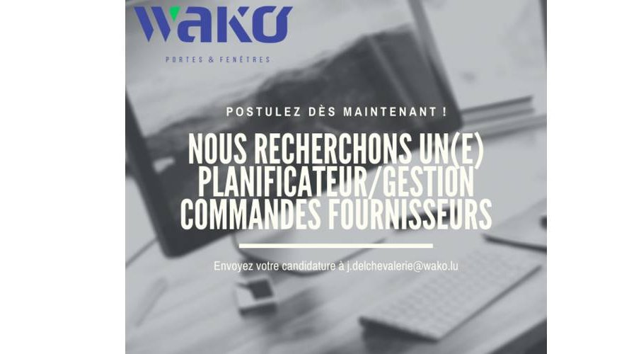 Wako S.A. recrute !