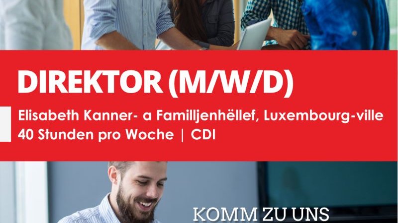 Direktor (M/W/D)