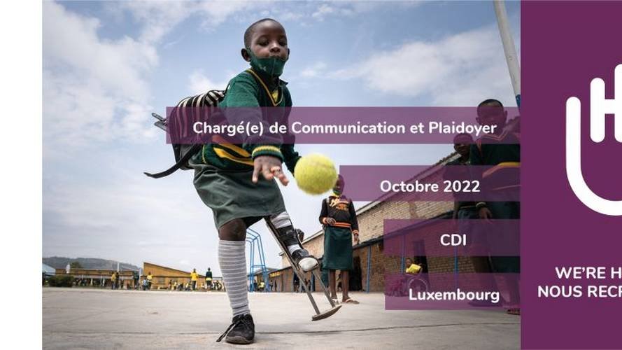Handicap International Luxembourg recrute !