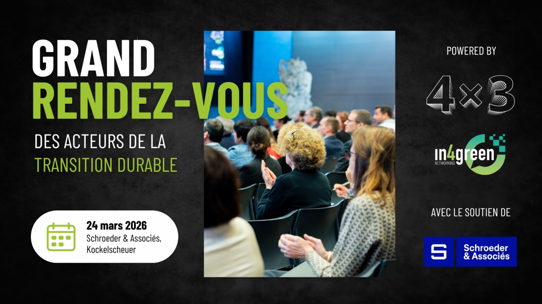 Le grand rendez-vous des acteurs de la transition durable