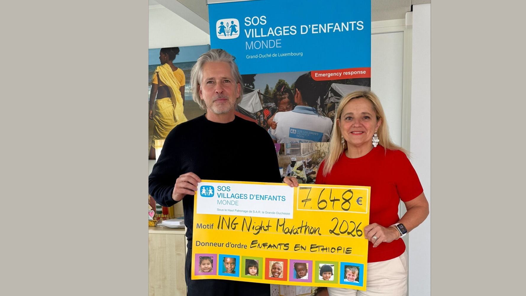 L'ING Night Marathon soutient les enfants d'Ethiopie