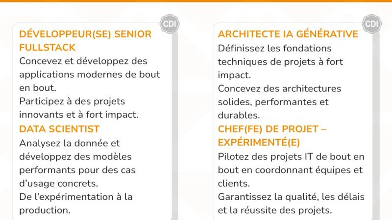 Chef de projet – Expérimenté – (H/F)