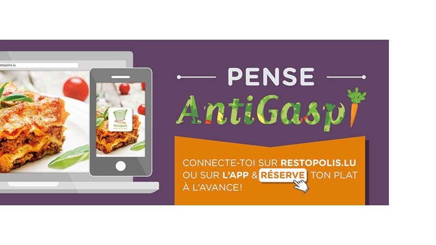 Quinzaine thématique « Réservation optionnelle et AntiGaspi » chez Restopolis (18 au 29/09/2017)