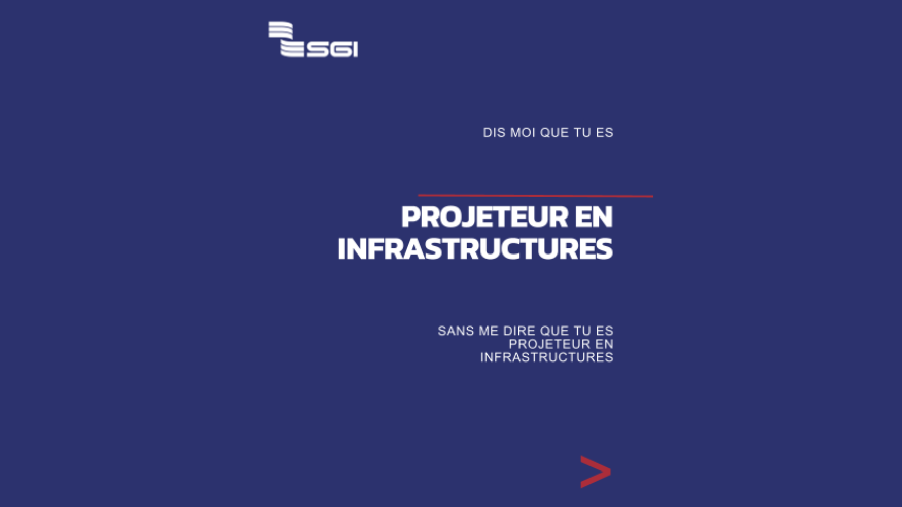 Projeteur Infrastructure (M/F)
