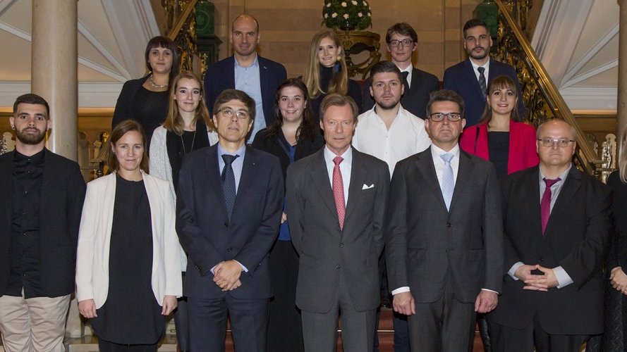 OAI : Audience du 5/12/2017 par son Altesse Royale le Grand-Duc pour les nouveaux membres et les stagiaires