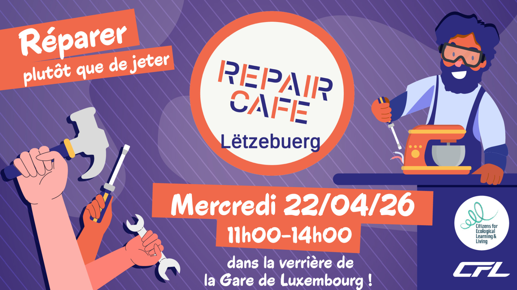 Repair Café - Gare de Luxembourg