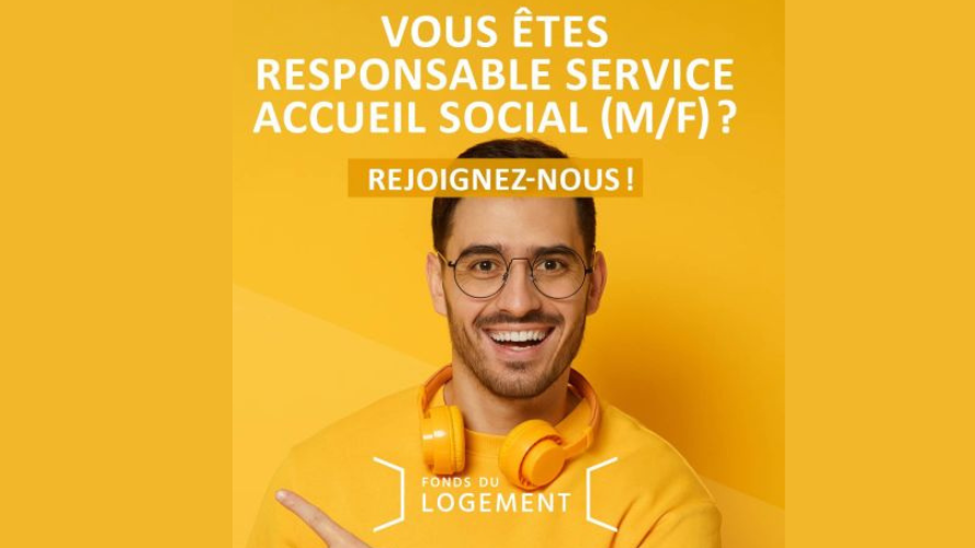 Responsable service Accueil social (m/f)